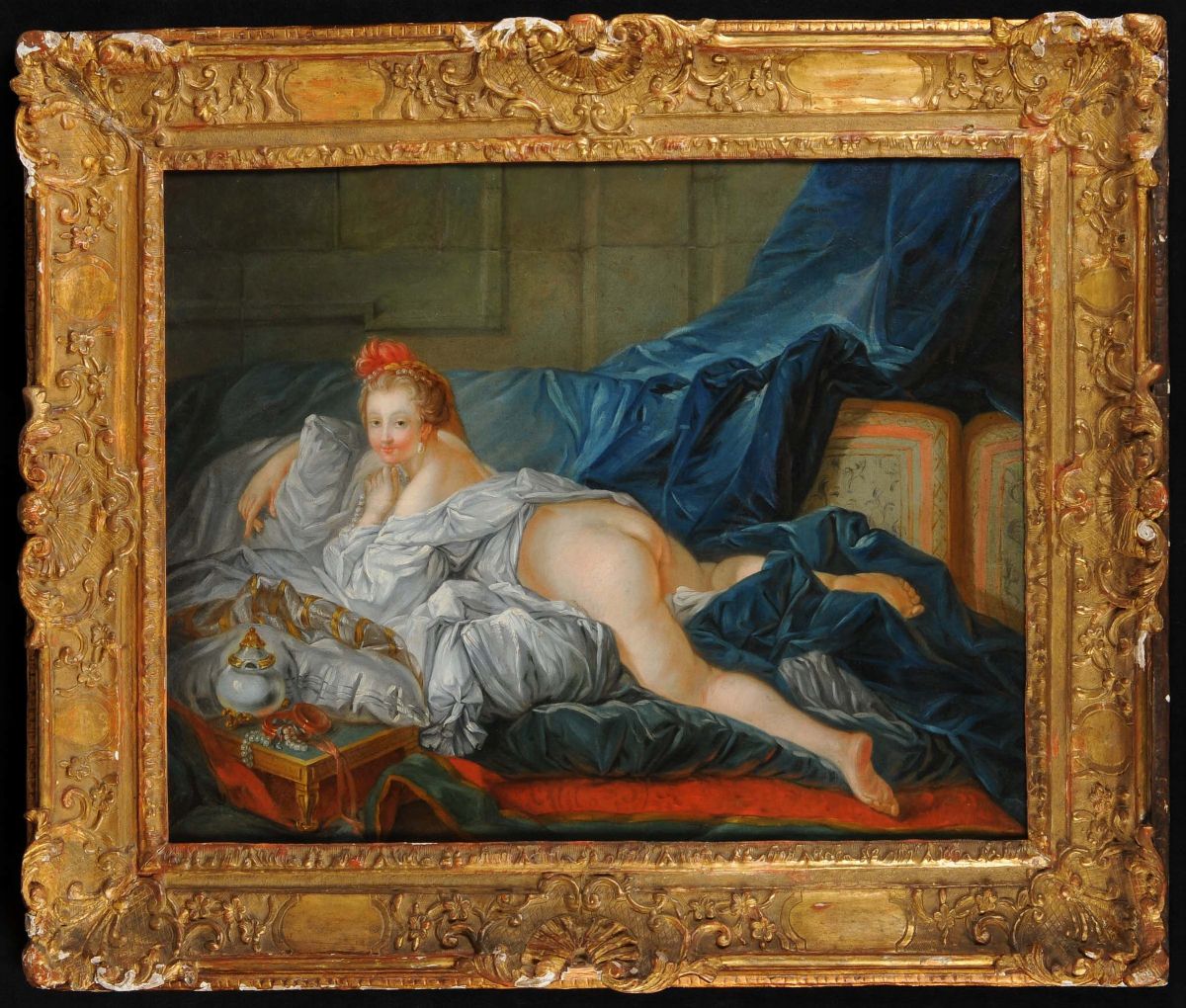 Scuola Francese XVIII Secolomadame Pompadour da Boucher