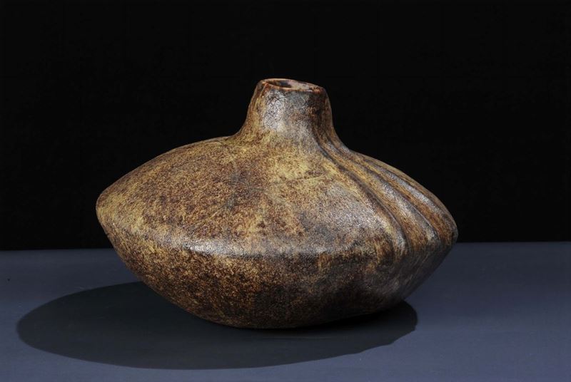 Vaso a cipolla in terracotta  - Auction Arti Decorative del XX secolo e Design - Cambi Casa d'Aste