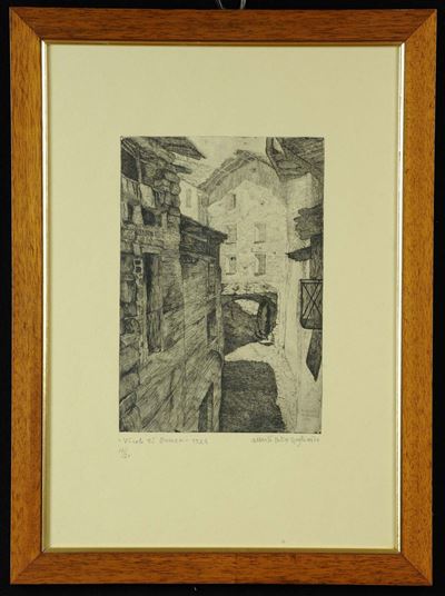 Incisione di Alberto Helios Gagliardo