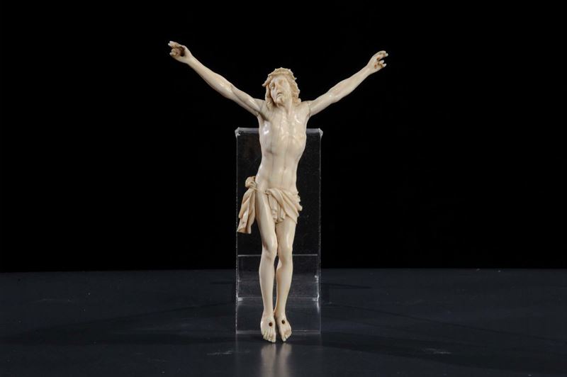 Cristo in avorio, XVIII secolo  - Auction Antiquariato e Dipinti Antichi - Cambi Casa d'Aste