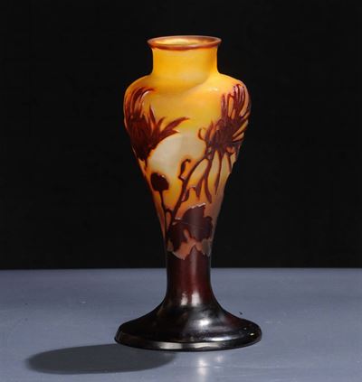Emile Gallž (1846-1904) - Nancyvaso in Vetro Incolore