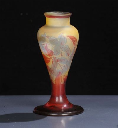Emile Gallž (1846-1904) - Nancyvaso in Vetro Incolore