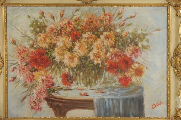 Luigi Bosio (1896-1959), attribuito a Vaso di fiori