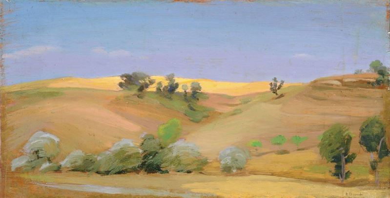 Damaso Bianchi (1861-1935) Paesaggio  - Auction Antiquariato e Dipinti Antichi - Cambi Casa d'Aste