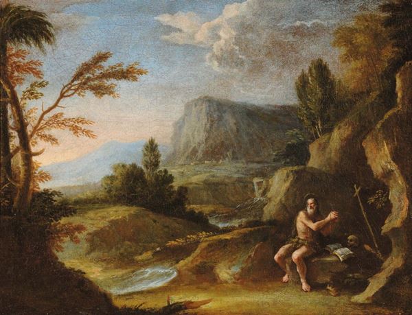 Scuola Napoletana del XVIII secolo Sant' Onofrio