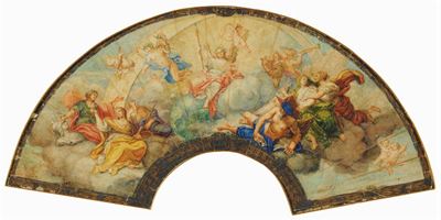 Scuola Napoletana del XVIII Secolostudio per Ventaglio