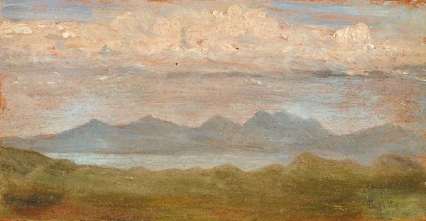 Giuseppe De Nittis (1846-1884), attribuito a Paesaggio