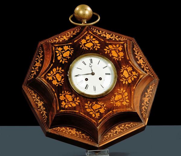 Orologio ottagonale Carlo X, XIX secolo