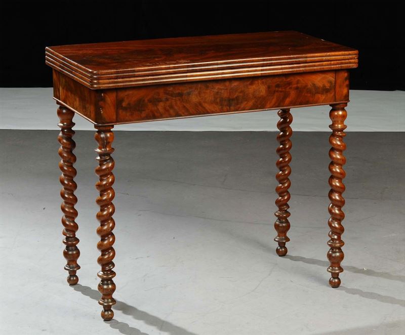 Tavolino da gioco, Francia, XIX secolo  - Asta Antiquariato e Dipinti Antichi - Cambi Casa d'Aste