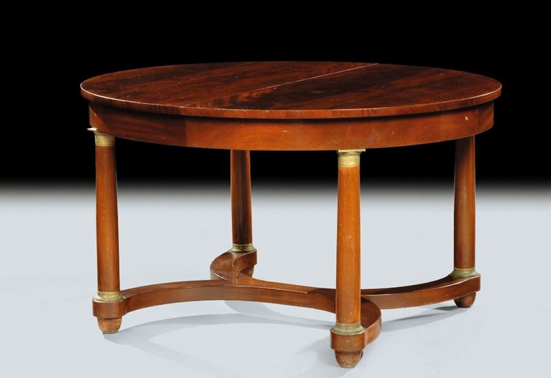 Tavolo ovale Impero, XIX secolo  - Asta Antiquariato e Dipinti Antichi - Cambi Casa d'Aste