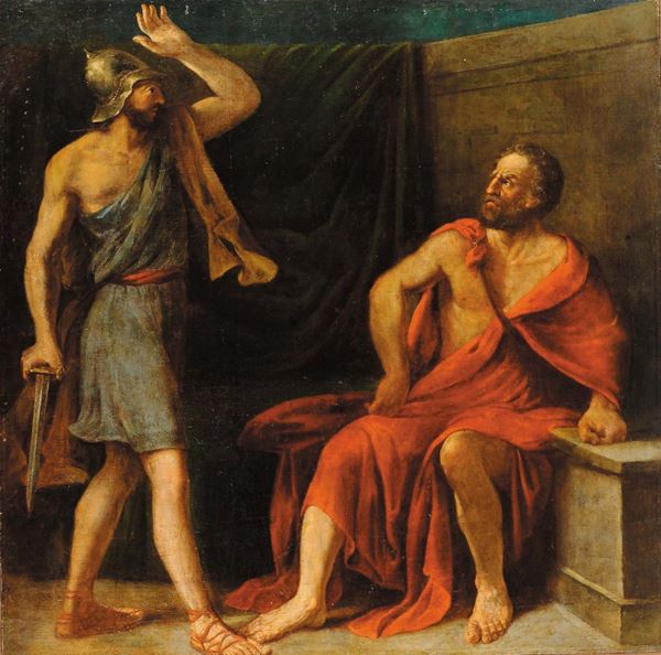 Scuola del XVIII secolo Uccisione di Cesare