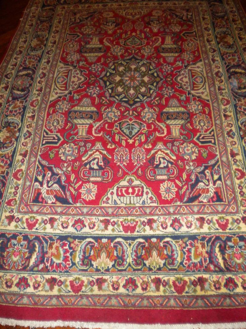 Tappeto persiano, XX secolo  - Asta Antiquariato, Argenti e Dipinti Antichi - Cambi Casa d'Aste