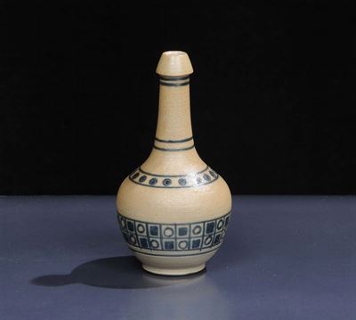 Galileo Chini - Mugello Piccolo Vaso a Bulbo in Grès Salato