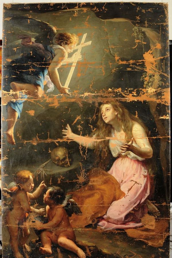 Ignazio Stern (1679-1748), attribuito a Maddalena con putti