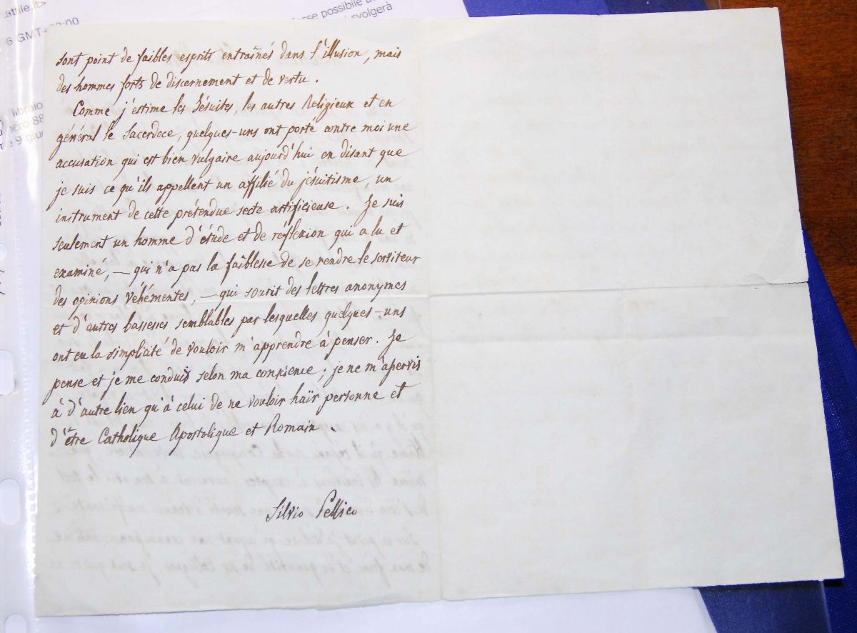 Carteggio di Silvio Pellico