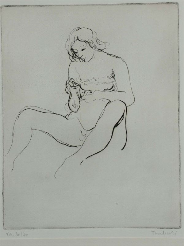 Orfeo Tamburi Figura femminilePaeaggio