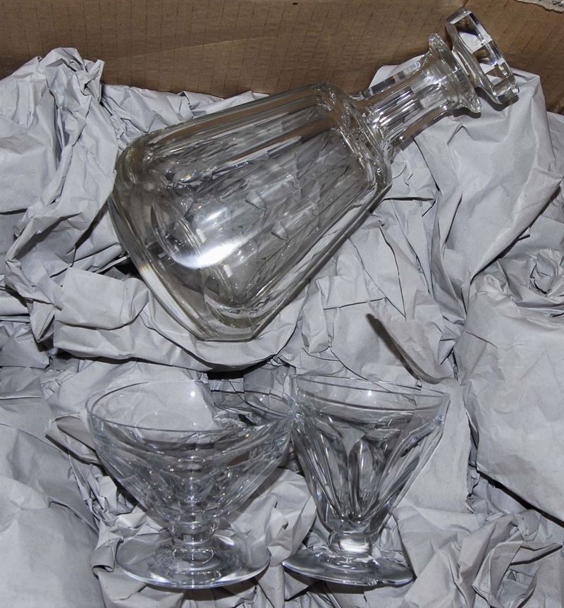 Lotto composto da ventiquattro bicchieri di Baccarat diversi  - Auction Antiquariato e Dipinti Antichi - Cambi Casa d'Aste