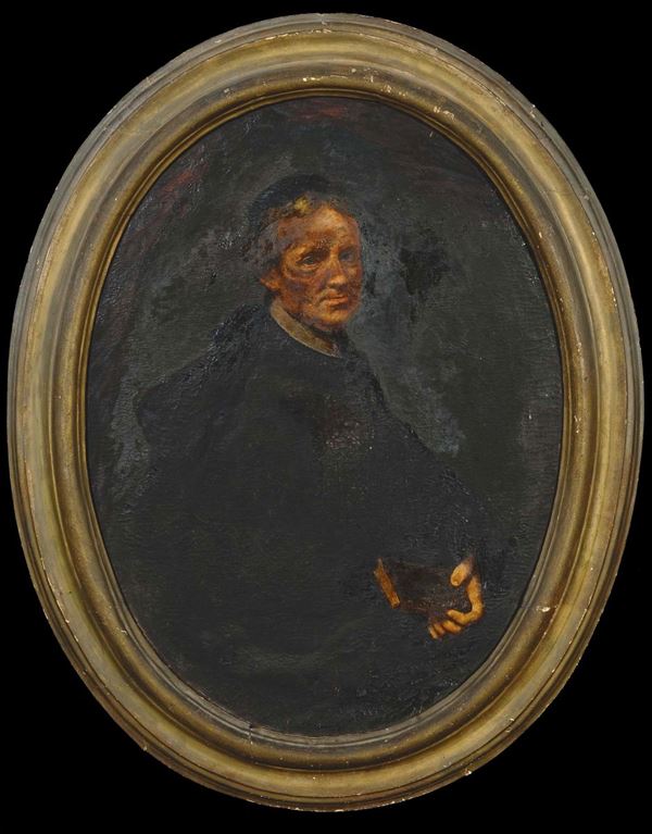 Scuola del XVIII secolo Ritratto di religiosoRitratto di religioso