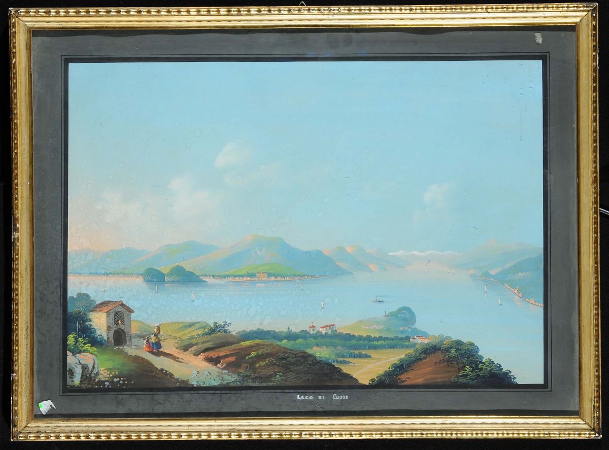 Anonimo del XIX Secololago di Como