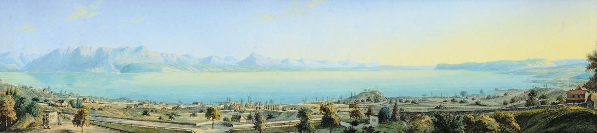 Coppia di Acquetinte a Colori, XIX Secolo