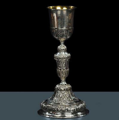 Calice in Argento Sbalzato, Genova 1822