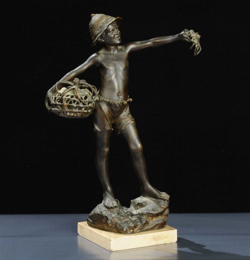 De Martino Giovane pescatorello  - Asta Antiquariato e Dipinti Antichi - Cambi Casa d'Aste