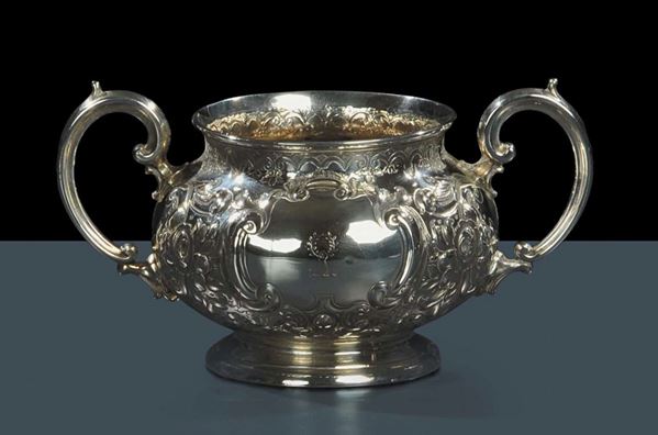 Zuccheriera in argento Sheffield, 1861