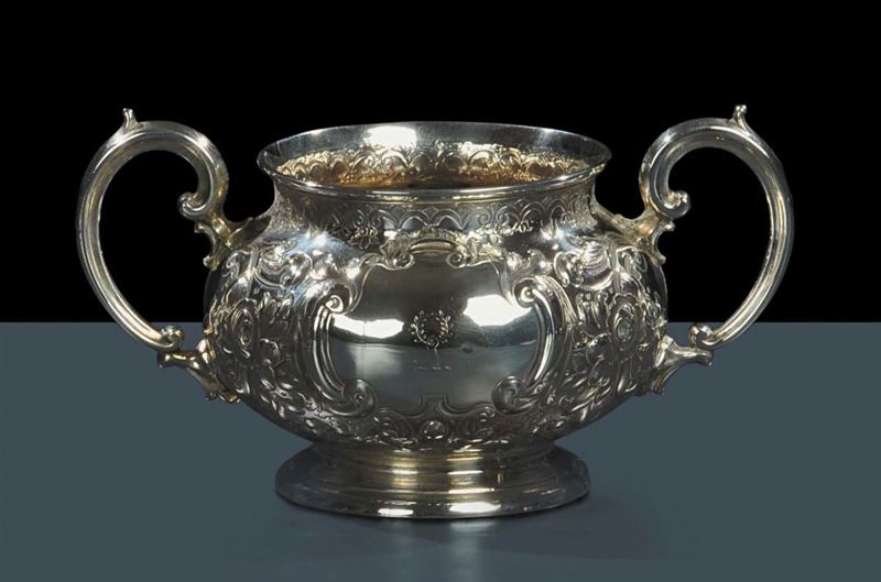 Zuccheriera in argento Sheffield, 1861  - Auction Antiquariato e Dipinti Antichi - Cambi Casa d'Aste