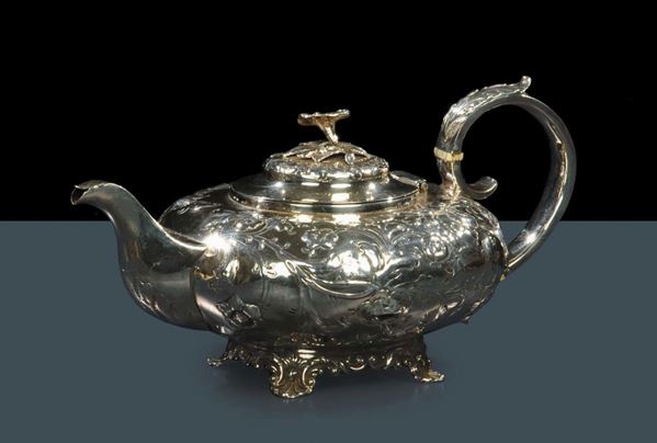 Teiera in argento, Londra 1831