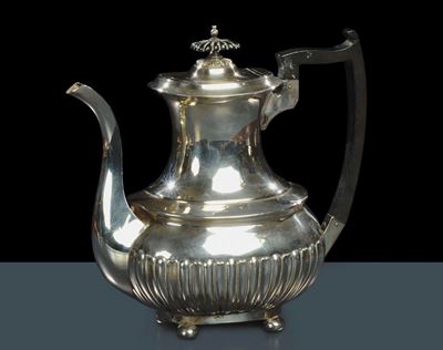 Caffettiera in Argento, Sheffield 1902