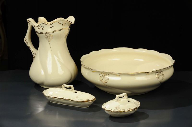 Set da toilette in ceramica  - Auction Antiquariato e Dipinti Antichi - Cambi Casa d'Aste