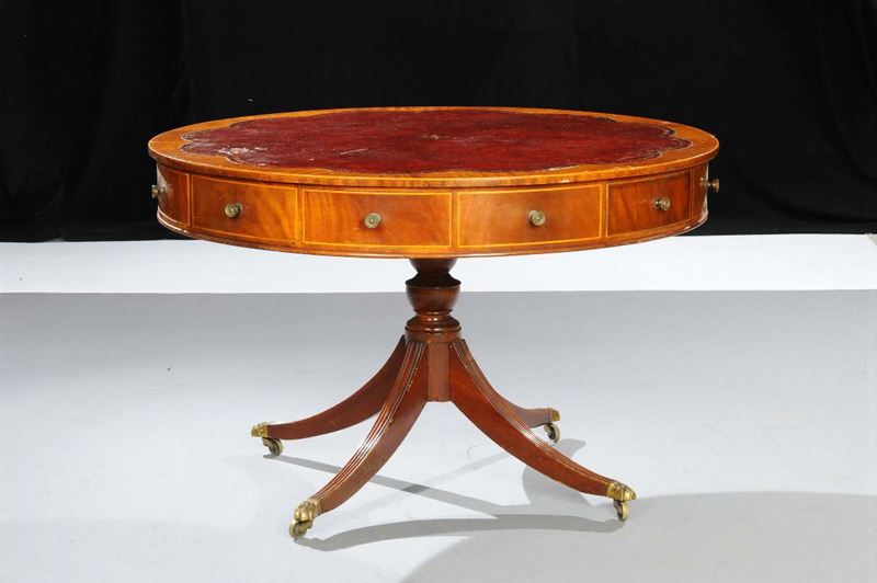 Tavolo circolare in mogano, Inghilterra XIX secolo  - Auction Time Auction 7-2014 - Cambi Casa d'Aste