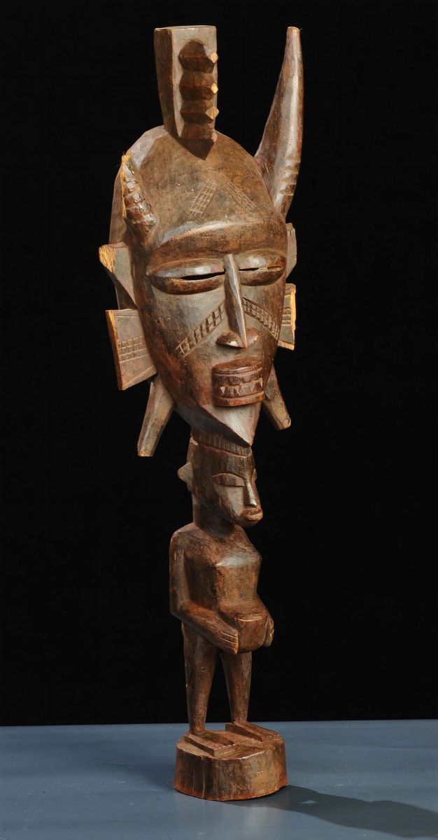 Due Sculture Africane Antropomorfe