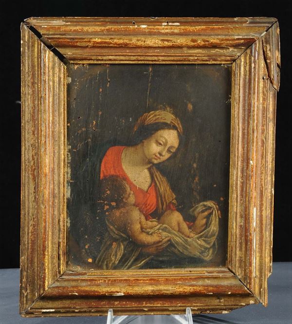 Scuola Italiana del XVIII secolo Madonna con Bambino