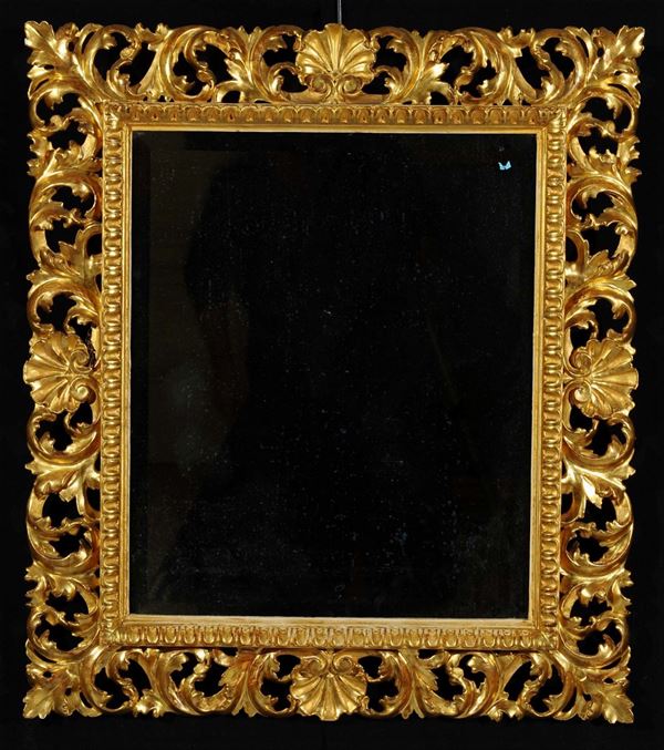 Cornice dorata ed intagliata, Toscana XIX secolo