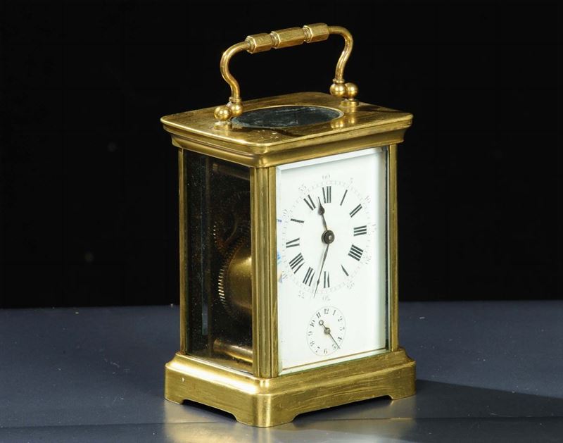 Piccola officielle con cassa in bronzo dorato, fine XIX secolo  - Asta Antiquariato e Dipinti Antichi - Cambi Casa d'Aste