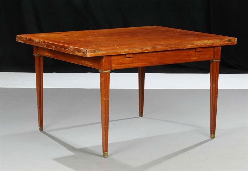 Tavolo a tiro, XIX secolo  - Auction Antiquariato e Dipinti Antichi - Cambi Casa d'Aste
