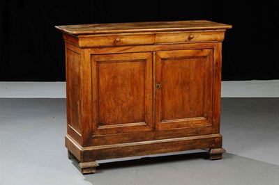 Credenza Carlo X in Noce, XIX Secolo