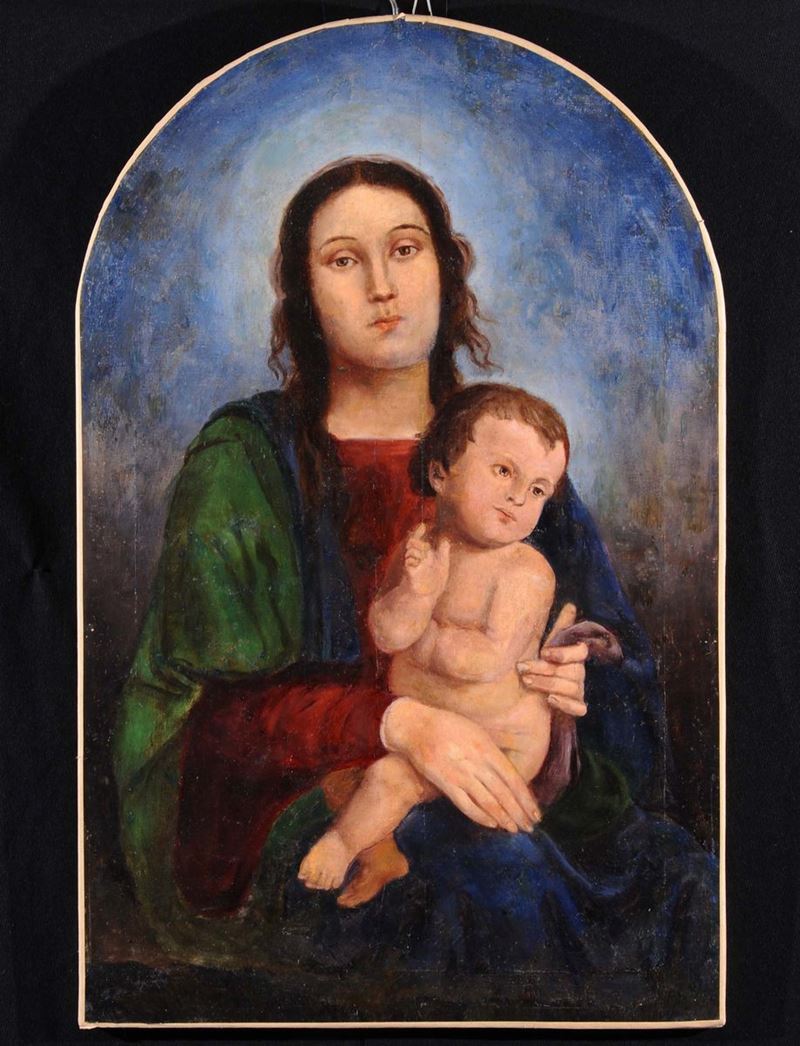 Anonimo del XIX secolo Maternitˆ  - Asta Antiquariato e Dipinti Antichi - Cambi Casa d'Aste