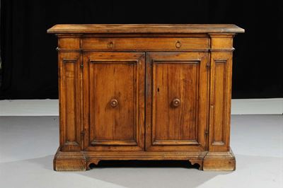 Credenza in Noce a Due Ante, XIX Secolo