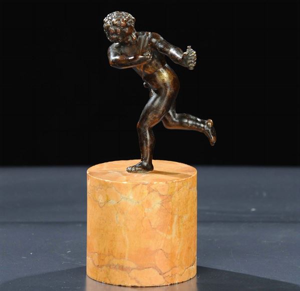 Cupido in bronzo, Francia XVII secolo