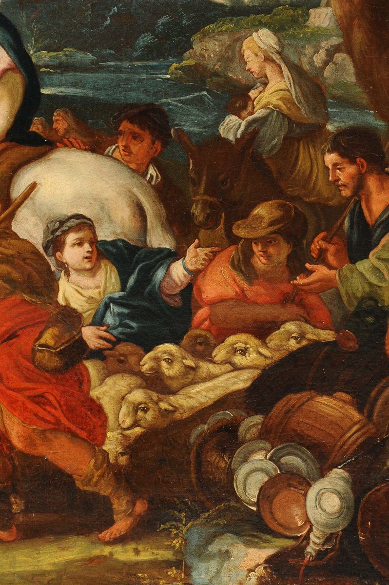 Scuola del XVII Secolofuga di Rebecca