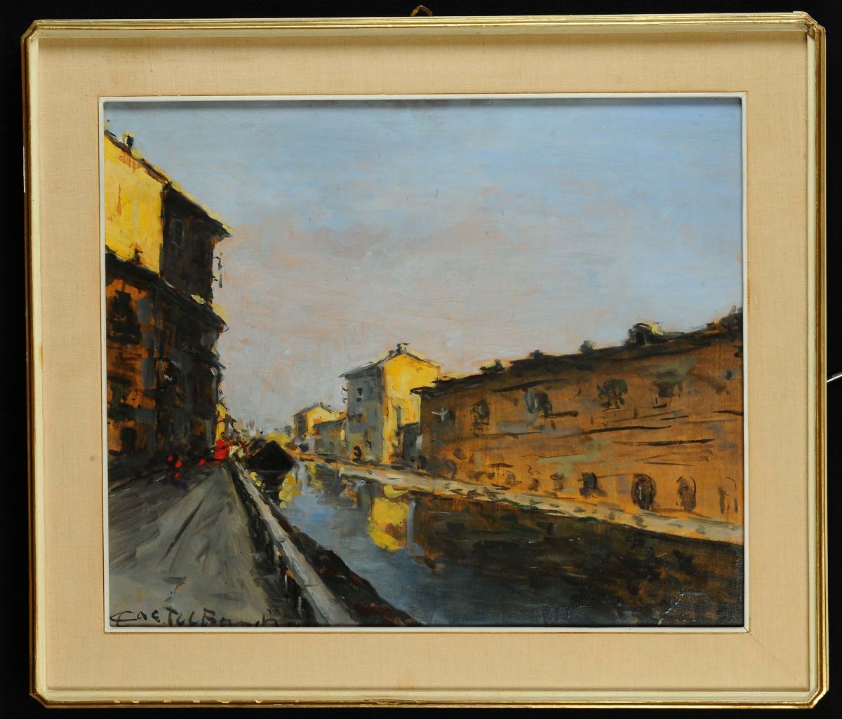 Cirano Castelfranchi (1912)naviglio Grande a Milano, 1929