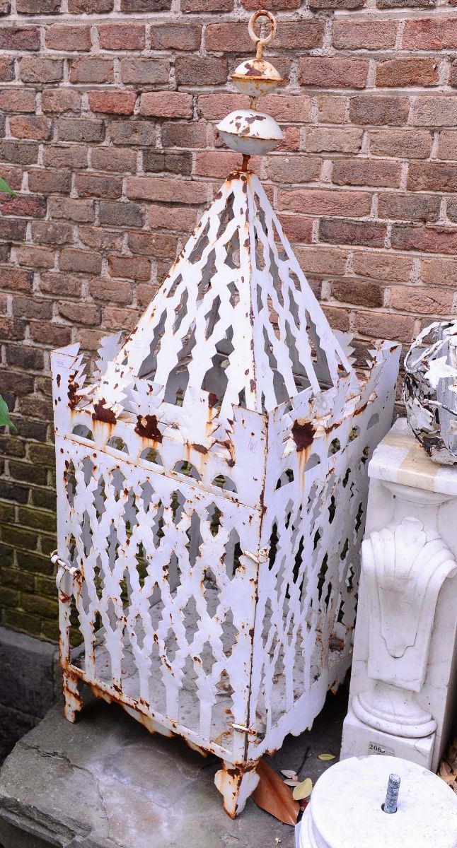 Grande lanterna in ferro  - Auction Antiquariato e Dipinti Antichi - Cambi Casa d'Aste