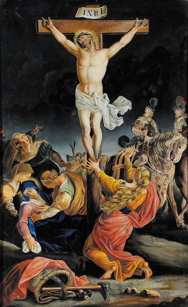 Scuola del XVIII secolo Crocifissione
