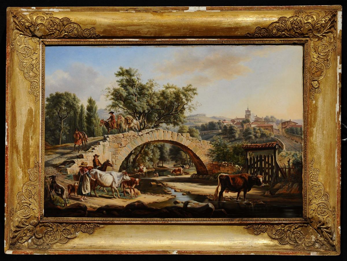 Anonimo del XIX Secolopaesaggio Romano