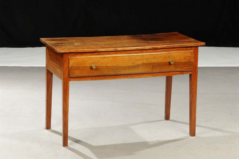 Tavolino Direttorio a un cassetto, XIX secolo  - Asta Antiquariato e Dipinti Antichi - Cambi Casa d'Aste
