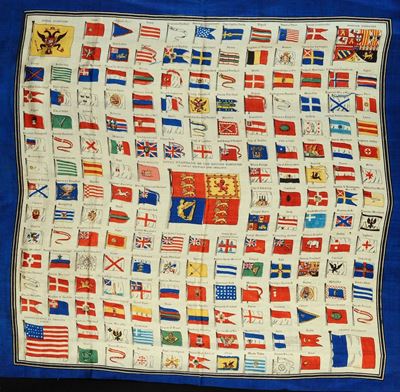 Raro Foulard del XIX Secolo