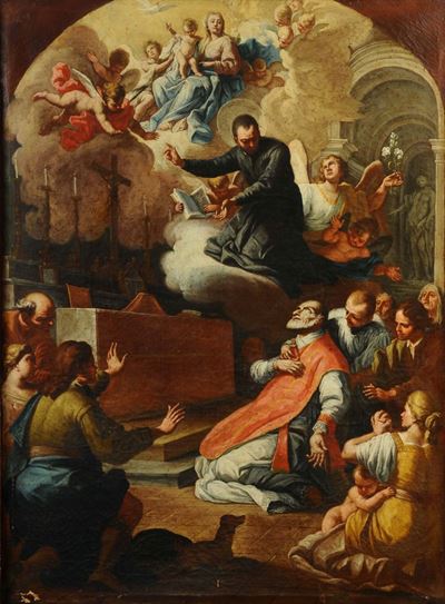 Scuola del XVII Secolomartirio di San Filippo Neri