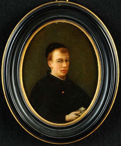 Anonimo Francese del XIX Secoloritratto Maschile